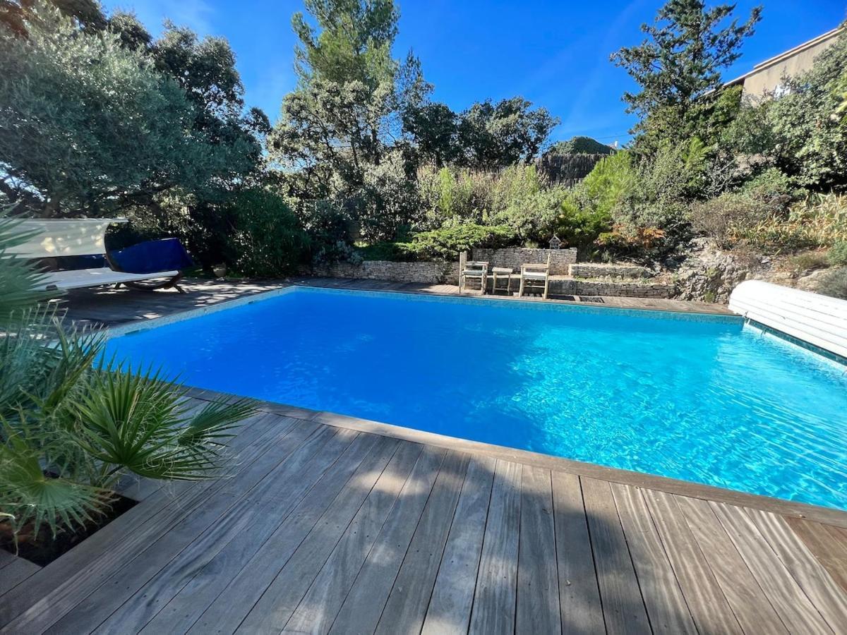 Le Havre De Paix En Garrigue 4 Chambres 3 Sdb Piscine Bezouce Exteriör bild